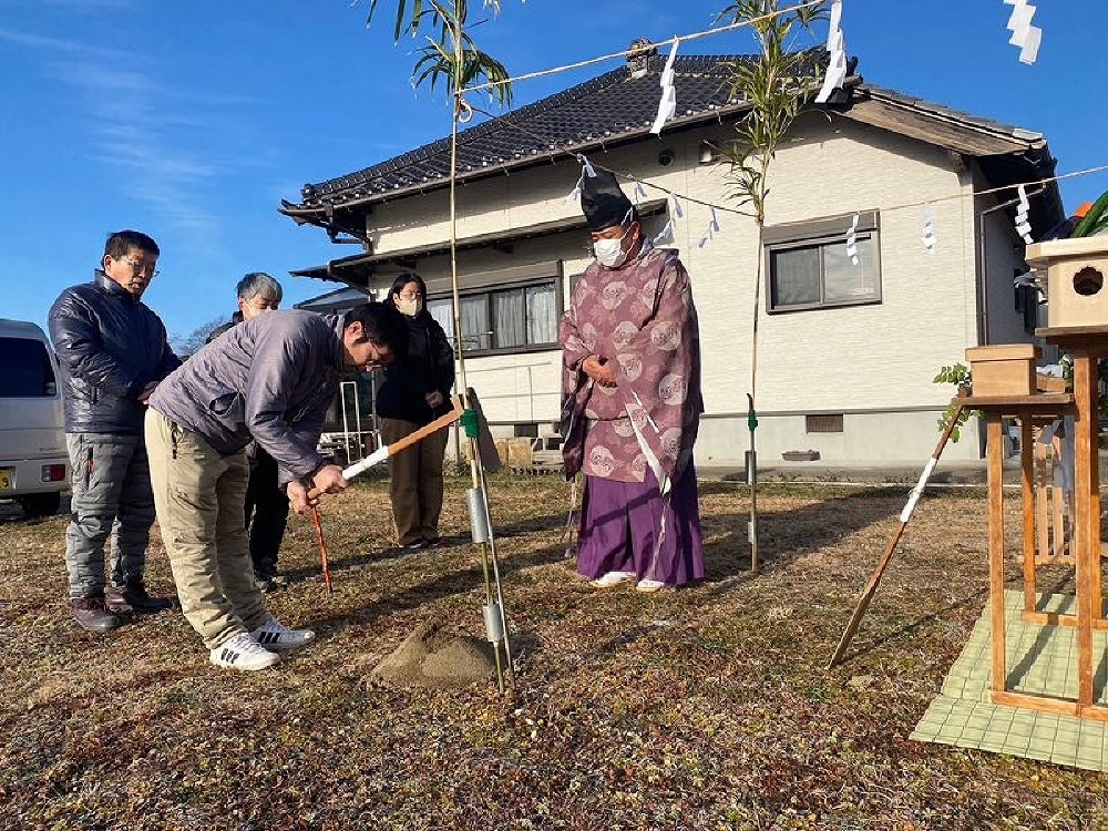 地鎮祭を執り行いました