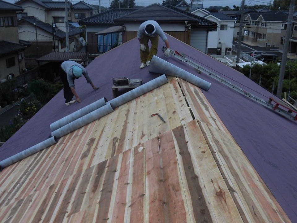 屋根下地工事