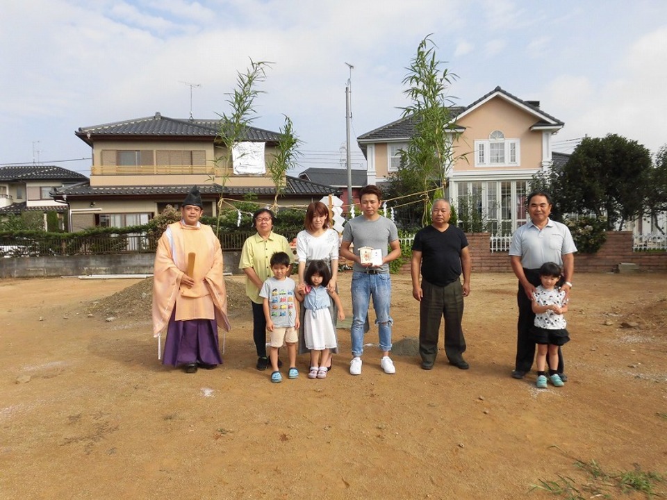 地鎮祭を行いました