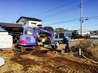 家づくりの下地工事開始！土盛り工事開始です(＾◇＾)