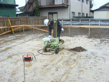 地盤調査行いました！